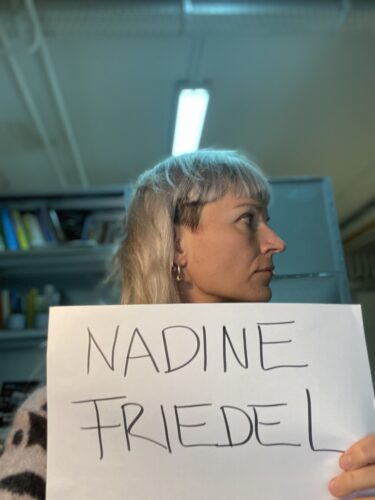 Nadine Friedel side view